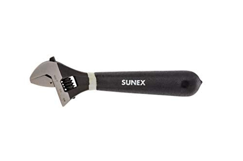 Sunex 9618A 4Pc Adjustable Wrench Set, 6" 8" 10" 12"