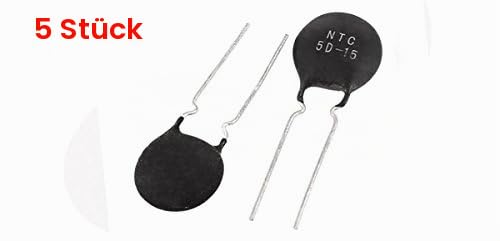 sourcing map 5 Parts 5D-15 NTC MOV Varistor Voltage Dependent Resistors DE de