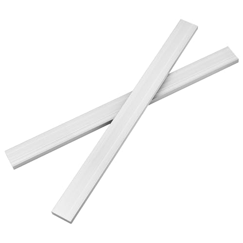 Aluminum Flat Bar, 6061 Aluminum, 12 x 1 x 1/4 Inch, 12 Pcs, for Industry DIY Crafting