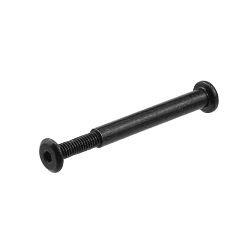 20 Sets M4 x 35mm Black Binding Post Screws,Hex Drive Rivet Socket
