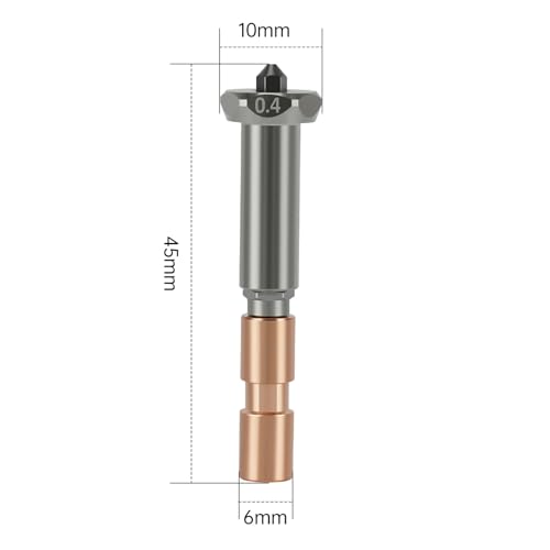 Hardened Steel Nozzle 0.8mm for Anycubic Kobra 3 Max - Durable Nozzle for Precise 3D Printing