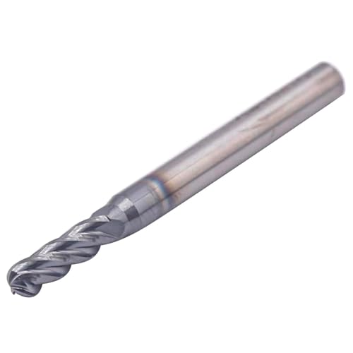 BestParts 5Pcs 5/32" 4 Flute Solid Carbide Ball Nose End Mill, AlTiN Coated 5/32 in