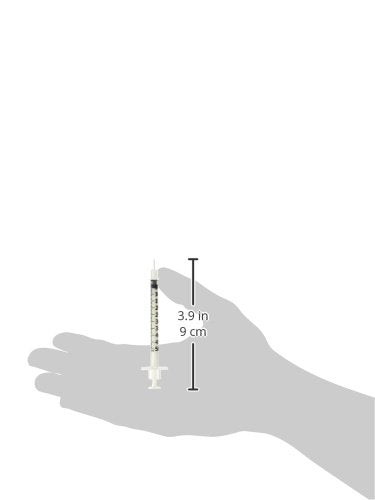 Becton Dickinson 324825 Bed Micro-Fine Syringes - 30G, 0.5 mL, 8 mm (Pack of 100) Einzelpack