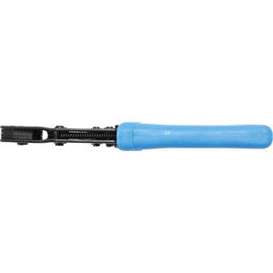 BGS 1419 Ratchet Crimping Tool for Uninsulated Cable Lugs, Black/Blue, 0.5-6 mm | For uninsulated cable lugs 0.5 - 6 mm², length 215 mm For uninsulated cable lugs 0.5 - 6 mm²