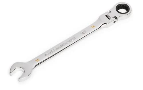 GEARWRENCH 14mm 4 Degree Swing Arch 12 Point Flex Head Ratcheting Combination Wrench - 86714