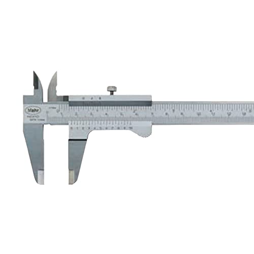 Mahr Vernier Callipers 150 mm Marcal Pockets 16FN Reading: 0.05 mm with Fixing Screws 4100400 Single