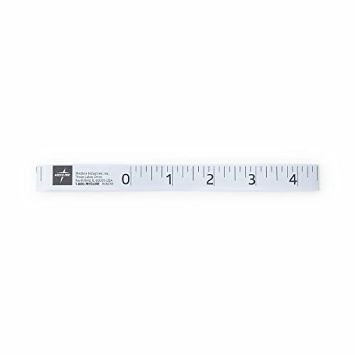 Medline Paper Measuring Tape, Flexible, Inches and Centimeters, Disposable, Great for Single Use, 24" (Pack of 1000)