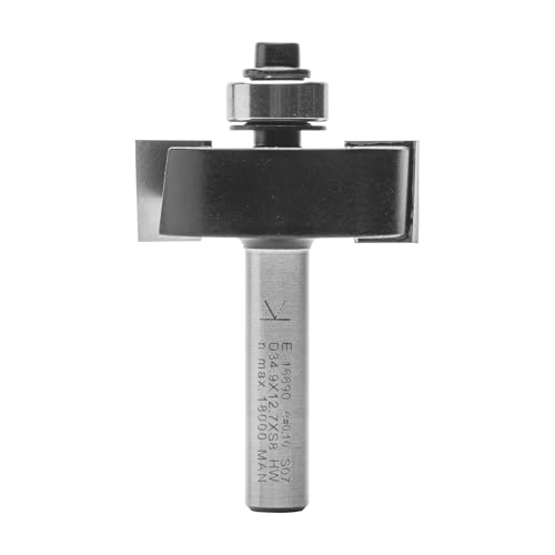 ENT Rebate Cutter Set TC Shank (C) 8 mm, Diameter (A) 34,9 mm, B 12,7 mm, D 32 mm, with Ball Bearing