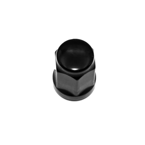 20pcs M12x1.5 Black Wheel Lug Nut, 35mm Length Cone Seat 19mm Hex, Compatible with Accord Civic CRV Element HRV Odyssey Trailblazer TSX Fusion Focus Escape Tacoma Avalon Camry