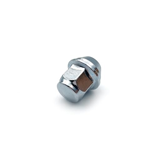 M12x1.5 Chrome Lug Nuts 1-1/4" Heigh, Compatible with Focus, Fusion, Escape, EcoSport, Fiesta, Lincoln, MKC, MKZ, OEM Factory Style Replacement Lug Nuts, 20 Pack