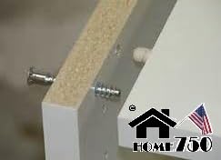 7 mm x 50 mm Highpoint Confirmat Screws, Pozi-Flat Head, Zinc Finish (150) 150
