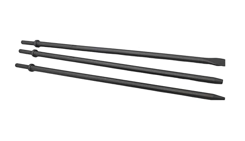 Pneumatic Taper Punch & Air Cold Chisel 3-Piece Set, 18" 7/32"/3/8"/3/4" 3-Piece Set x 18"