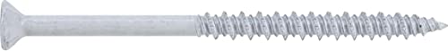 Power Pro White Flat-Head Concrete Screw Anchors (3/16" x 3-1/4") - 100 pc 3/16" x 3-1/4" 100 Pieces