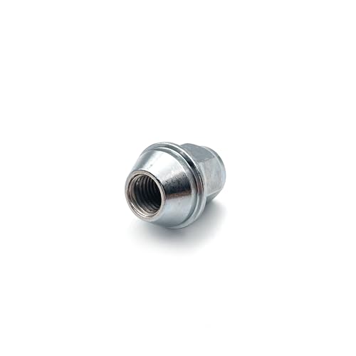 M12x1.5 Chrome Lug Nuts 1-1/4" Heigh, Compatible with Focus, Fusion, Escape, EcoSport, Fiesta, Lincoln, MKC, MKZ, OEM Factory Style Replacement Lug Nuts, 20 Pack