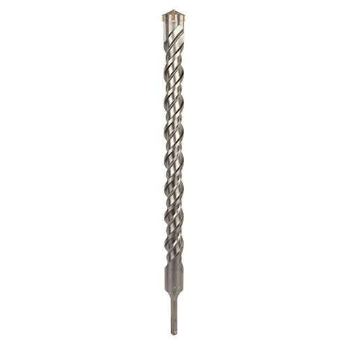 1-1/4 Inch x 18 Inch SDS Plus Rotary Hammer Drill Bit, Carbide Tipped for Brick, Stone, and Concrete (1-1/4" x 16" x 18") 1-1/4" x 18"