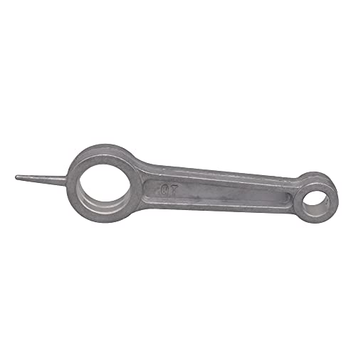 Mxfans Air Compressor Connecting Link Rod Spare Part Aluminum Alloy 145mm Length Sliver 94mm Center Distance