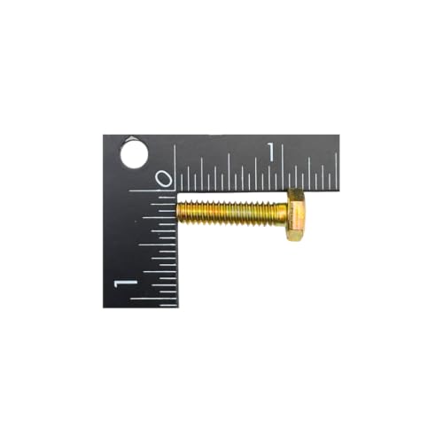 1/4"-20 x 1 Grade 8 Bolts (100-Pack) – Heavy-Duty Hex Bolts Only – High-Strength SAE J429 1.0" Coarse Thread Bolts