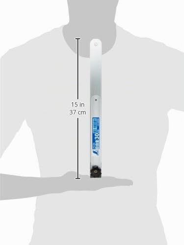 Shinwa Sokutei Aluminum Square (Bracing) with angle scale 30cm (62660) (Japan Import)