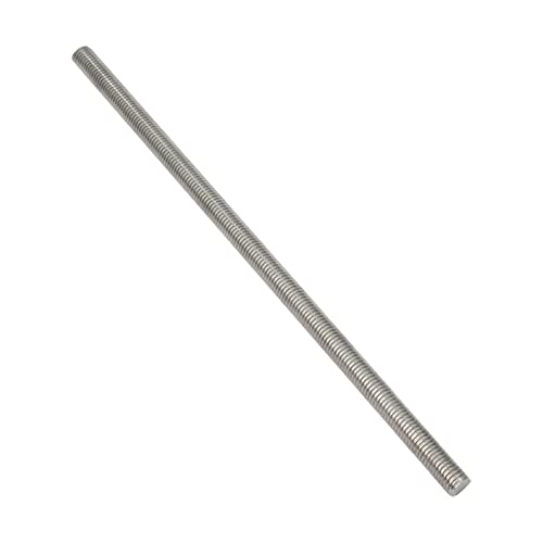 M10 x 250mm 304 Stainless Steel Fully Threaded Rod, Right Hand Threads 1.5mm Pitch with 10pcs Lock Nuts, 5pcs/Pack M10 x 250mm