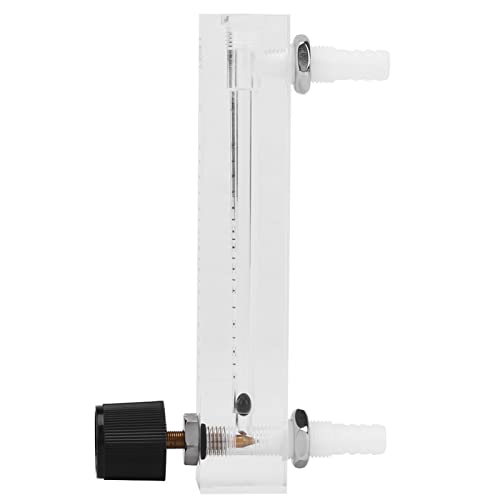 Gas Flow Meter, Flow Meter 1-10 LPM Flow Meter Rotameter Air Oxygen 0-15 L/min Flow Meter for Oxygen/Air/Gas Acrylic Rotometer with