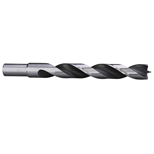 Chrome Vanadium Brad Point Drill Bit Set, 29-Piece Imperial Size from 1/16" to 1/2" Inches Within Plastic Storage Case