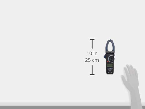 Amazon Basics Clamp Meter 600A AC/DC True RMS NCV Flashlight 6000 Counts Black