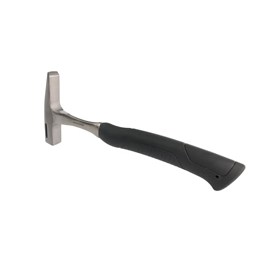 Malco Tin Master Hammer (TMH1) – 18 oz Tinner’s Hammer, Built-In Drive Cleat Bending Slot, HVAC Sheet Metal, Forged Steel Individually Hardened & Tempered Sections