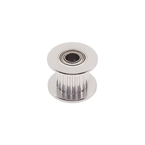 5M GT2 Timing Belt 10mm Width + 6pcs 20 Teeth 5mm Bore Timing Pulley Wheel + 4pcs 20 Tooth Bore 5mm Idler+4pcs Tensioner Spring Torsion,for 3D Printer 5M set