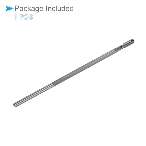 Chuck Machine Reamer H7 6mm Cutting Diameter 200mm Length High Speed Steel Milling Tool - (Applications: for Stainless Steel, Aluminum, Plastic) | High-speed steel milling tool, for stainless steel, aluminum, and plastic