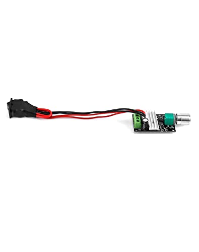 QWORK 1203BB 6V 12V 24V 3A 80W DC Motor Speed Controller (PWM) Adjustable Reversible Motor Driver Switch