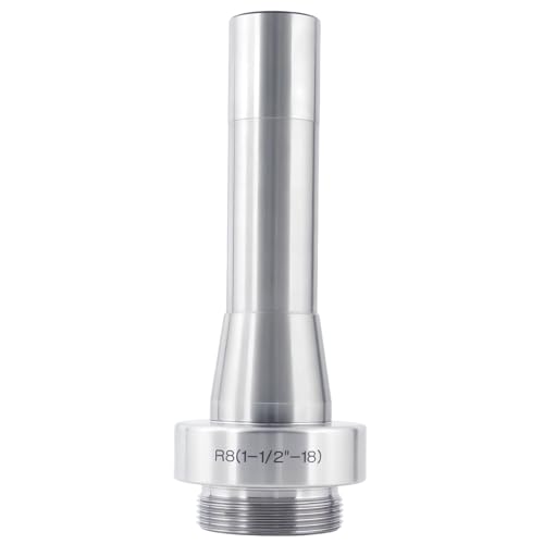 Accusize Industrial Tools Boring Head R8 Bridgeport Shank, 1-1/2''-18 Tpi, 0355-0108 1" Straight Shank, R8 Bridgeport