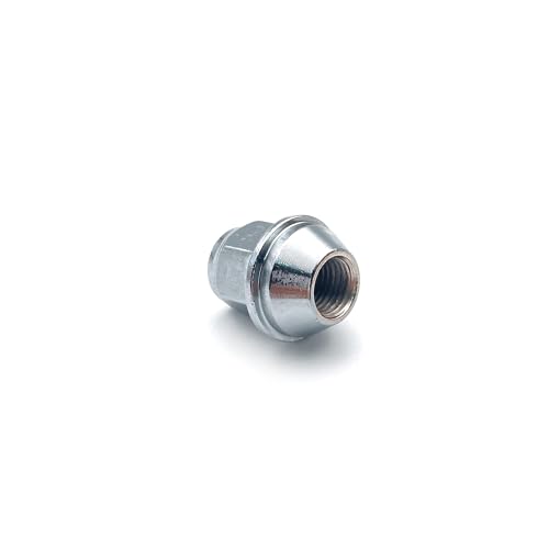 M12x1.5 Chrome Lug Nuts 1-1/4" Heigh, Compatible with Focus, Fusion, Escape, EcoSport, Fiesta, Lincoln, MKC, MKZ, OEM Factory Style Replacement Lug Nuts, 20 Pack
