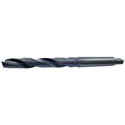 HHIP 5302-4112 High Speed Steel 4MT Taper Shank Drill, 118 Degree Split Point, 1-3/16" Diameter X 7-3/8" Flute Length X 13" Overall Length 1-3/16" Dia. x 4MT