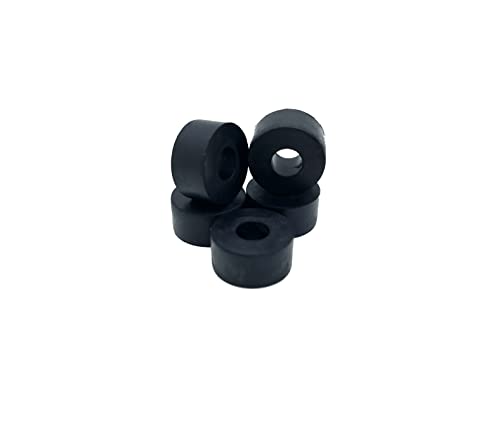 Holster Spacers - Kydex Chicago Screws 1/2 Inch OD x 3/16 Inch ID (100 Qty) Rubber Washers Flat Washers Rubber Spacer (1/4 (0.25) Inch) 1/4 (0.25) Inch
