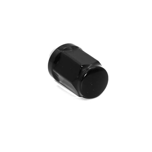 20pcs M12x1.5 Black Wheel Lug Nut, 35mm Length Cone Seat 19mm Hex, Compatible with Accord Civic CRV Element HRV Odyssey Trailblazer TSX Fusion Focus Escape Tacoma Avalon Camry