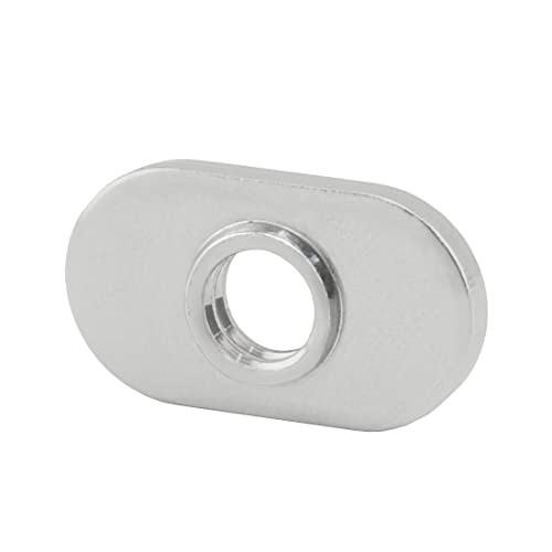 8020, 3675, 10 Series Stainless Steel SS 1/4-20 Centered Slide in Economy T Nuts Hardware Nuts for 10 Series Aluminum Extrusions (25 Pack) 25 Pack