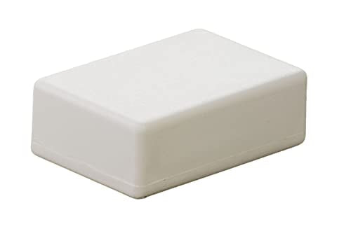 HBT3 - ABS Plastic Enclosure with Lid, Multipurpose Enclosure, Module Housing, (LxWxH) 73.5 x 51 x 25.5 mm, White - Matt HBT3: 73,5 X 51 X 25,5 mm