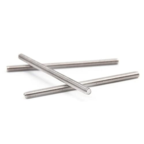 2PCS Stainless Full Threaded with Flange Nuts