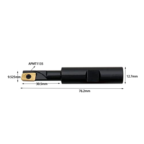 GBJ 90 Degrees Square Shoulder Indexable End Mill Face Milling Arbor End Milling Shell Cutter APMT1135 APMT1604 Miilling Insert