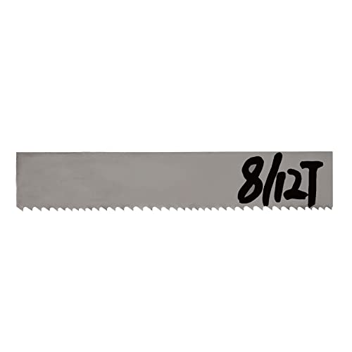 Imachinist S1141812 114" x 1" x 8/12 TPI Bi-Metal Bandsaw Blades for Metal