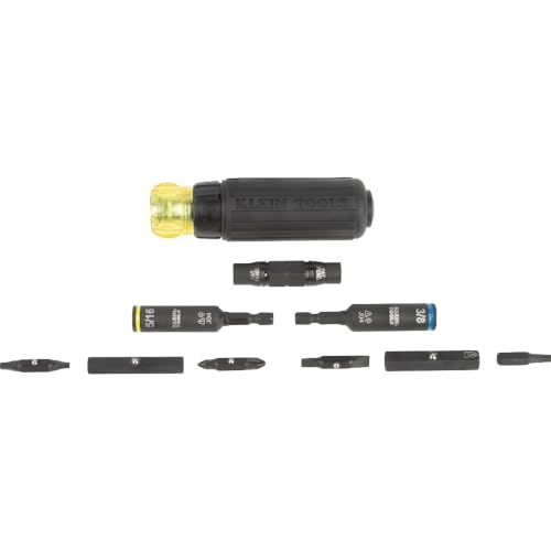 Klein NCVT-4IR 12-1000V AC Voltage Tester + IR Thermometer Bundle with 11-in-1 Ratcheting Impact Driver