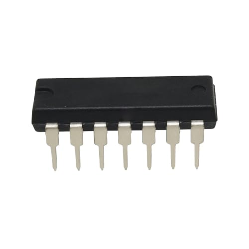 SN74HC14N Hex Schmitt Trigger Inverter IC DIP-14 (Pack of 20) | 2V-6V operating voltage, high-speed CMOS logic block for electronics projects and repairs
