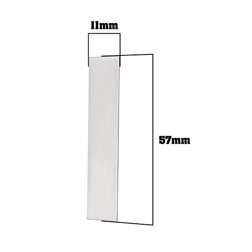 ECSiNG 10Pcs Air Compressor Valve Plate Fit for 65mm Cylinders Metal Valve Plate Steel Air Compressor Valve Plate Replacement 11 x 57mm 11x57mm