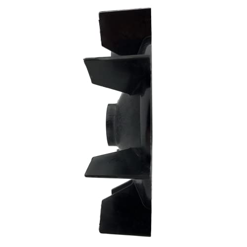 Fan Blade for Electric Motor 25 mm / 177 mm H 37 mm with Wedge Plastic Motor Blade Fan Blade Accessories Air Compressor Plastic Fan Blade Fan Blade Made of Nylon 25mm / 177mm