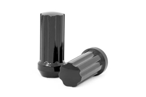Rough Country Lug Nut Set M12x1.25 Black Wheel with Painted (0 x 0. inches /0 x, 0 inches Offset)