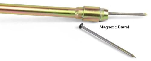 Big Foot 24" Magnetic Tip Pea Shooter Nail Driver - Ergonomic Carpentry Tool for Overhead, Sideways, and Hard-to-Reach Nailing; Ideal for Custom & Production Framing 24 " Mag Tip Magnetic Barrel Tip Pea Shooter