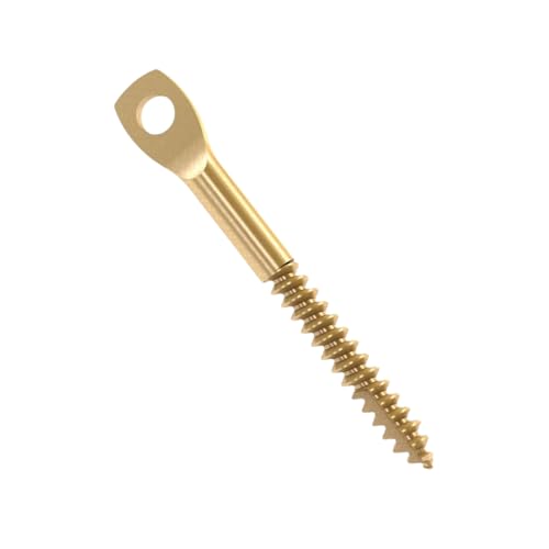 Bon Eyelag Screws for Wood – 3 Inch – Self-Drilling Zinc Plated Screws for Ceiling Wire Installation – 100 Pack