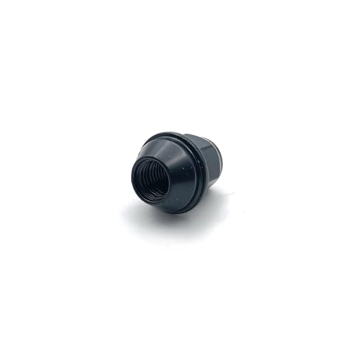 20 pcs M12x1.5 Black Lug Nuts 1-1/4" Heigh, Compatible with Focus, Fusion, Escape, EcoSport, Fiesta, Lincoln, MKC, MKZ, OEM Factory Style Replacement Lug Nuts