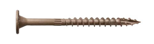 Simpson Strong-Tie SDWS22400DB-R50 Strong-Drive SDWS Timber Screws (Exterior Grade), 0.220 Inch x 4 Inch, Double-Barrier Coated, Washer Head, Sawtooth Point, Tan (Pack of 50) Pack of 1