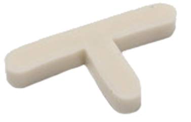 Daddy Long Leg Tee 3/16" Tile Spacers - 750 Pieces - Reusable Jar